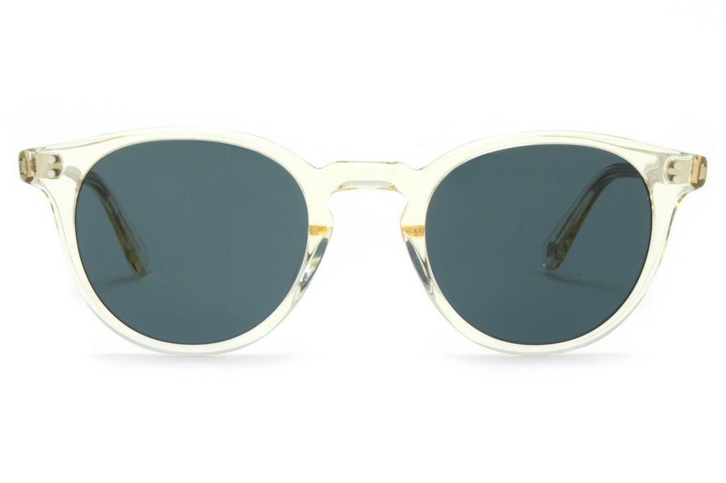 Garrett Leight - Clement Sunglasses Pure Glass with Pure Blue Smoke Lenses