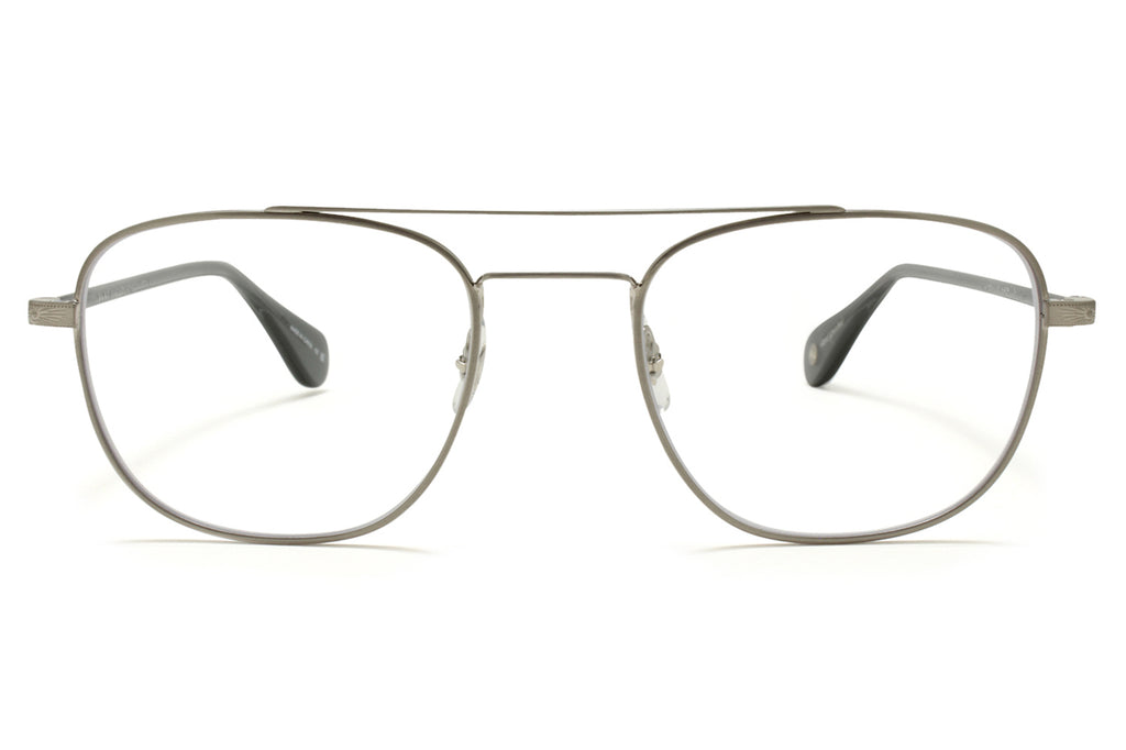 Garrett Leight - Clubhouse ll Eyeglasses Brushed Silver-Sea Grey