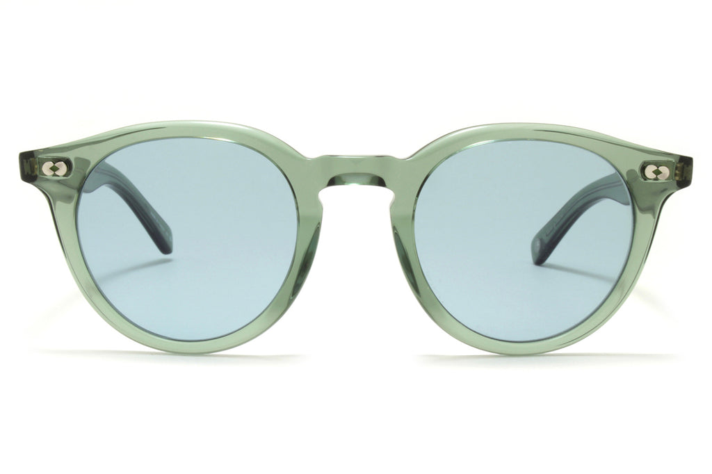 Garrett Leight - Clune X Sunglasses Juniper with Pure Blue Lenses