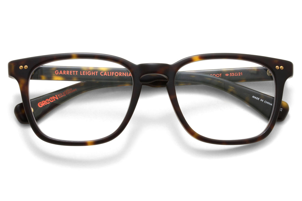 Garrett Leight - Earvin Eyeglasses Bio Matte Cookie Tortoise