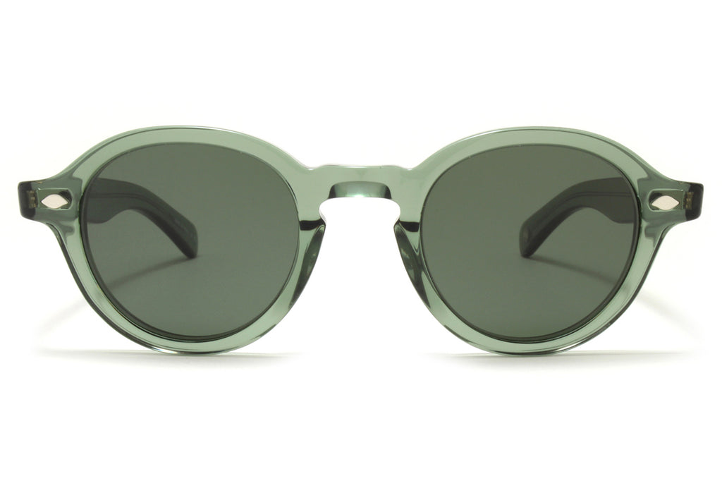 Garrett Leight - Flipper Sunglasses Juniper with Semi-Flat Pure G15 Lenses