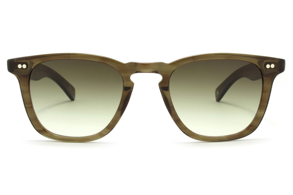 Garrett Leight - GLCO X Jenni Kayne Sunglasses Olive Tortoise with Olive Gradient Lenses
