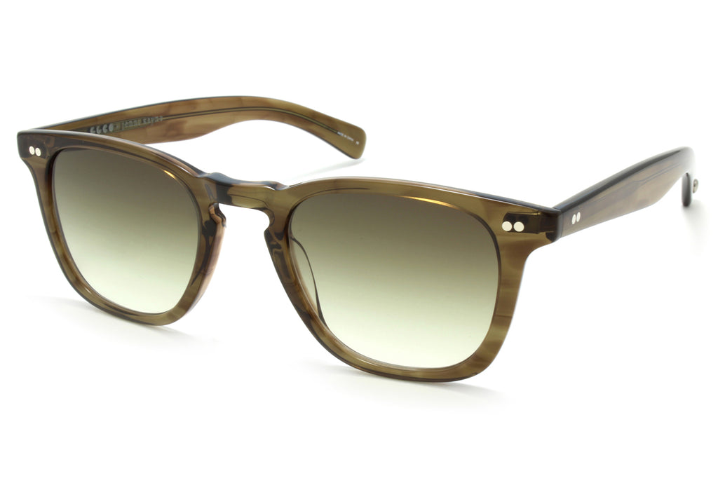 Garrett Leight - GLCO X Jenni Kayne Sunglasses Olive Tortoise with Olive Gradient Lenses