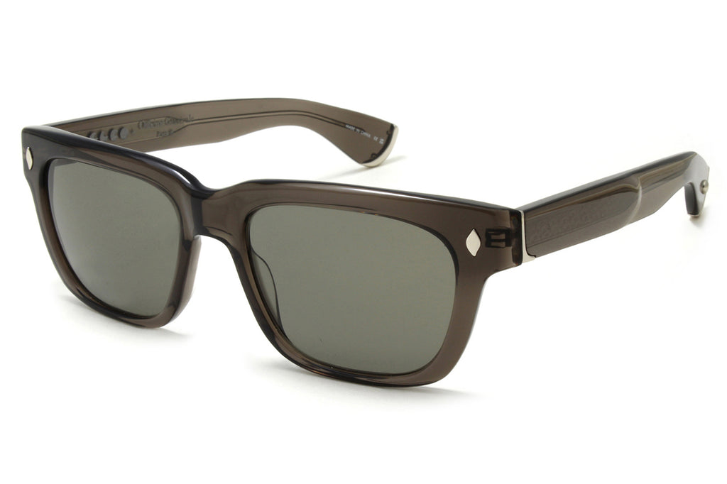 Garrett Leight - GLCO x Officine Generale Sunglasses Black Glass with Pure Grey Lenses