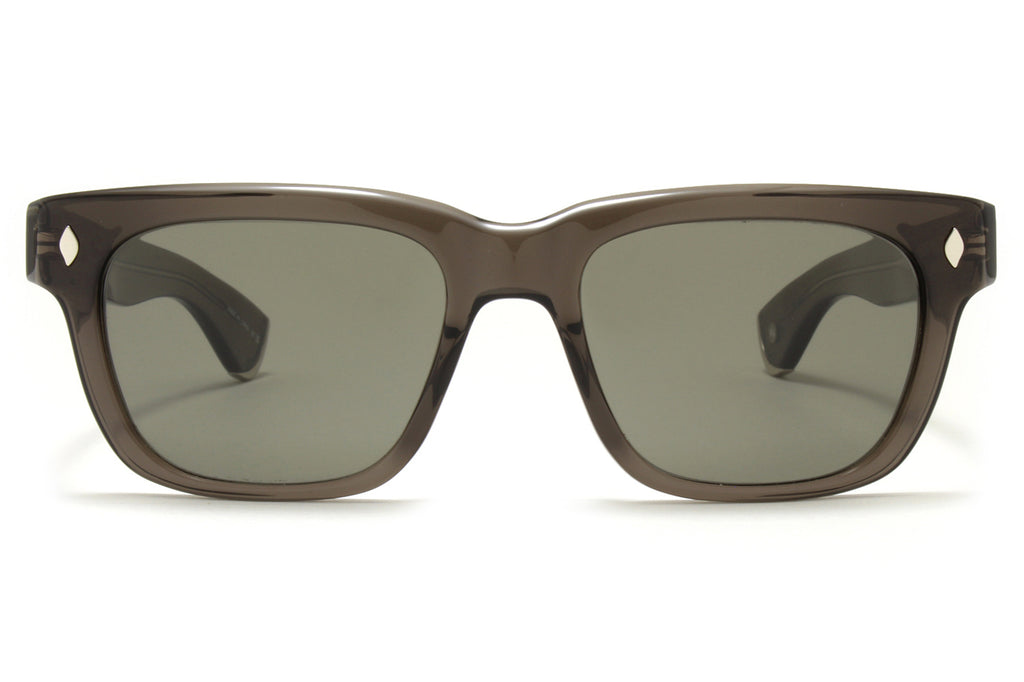 Garrett Leight - GLCO x Officine Generale Sunglasses Black Glass with Pure Grey Lenses