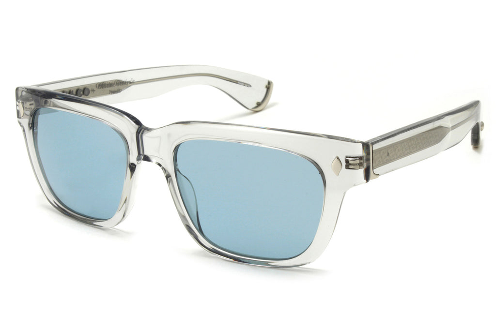 Garrett Leight - GLCO x Officine Generale Sunglasses LLG with Pure Blue Lenses