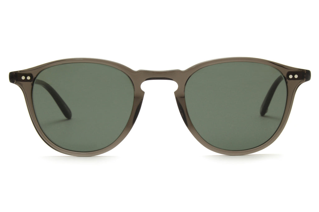 Garrett Leight® - Hampton Sunglasses Black Glass with Semi-Flat Pure G15 Lenses