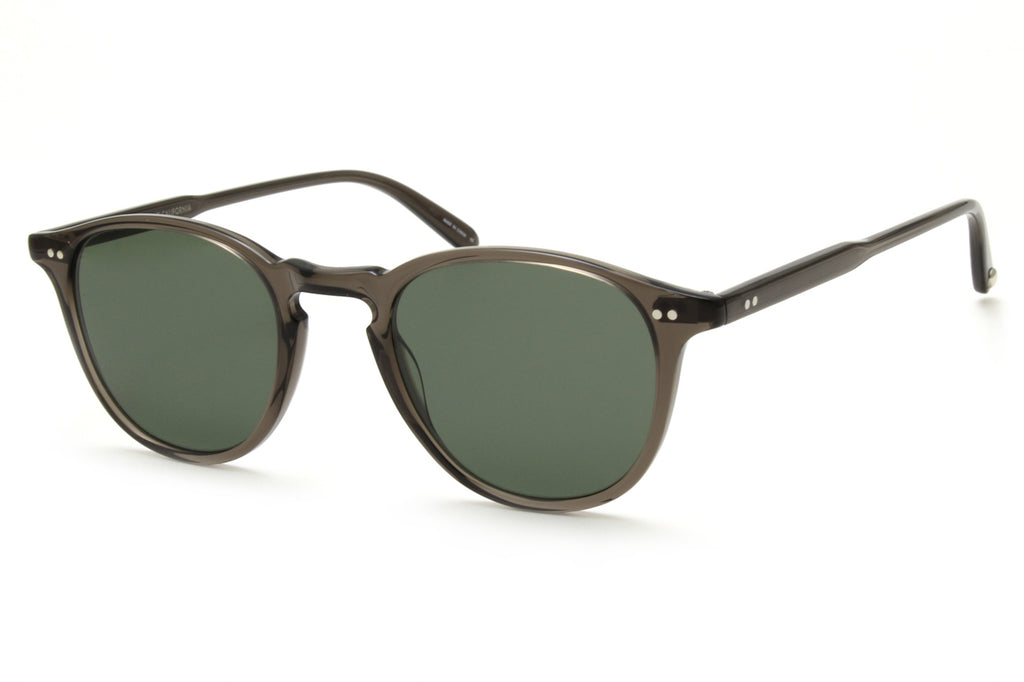 Garrett Leight® - Hampton Sunglasses Black Glass with Semi-Flat Pure G15 Lenses