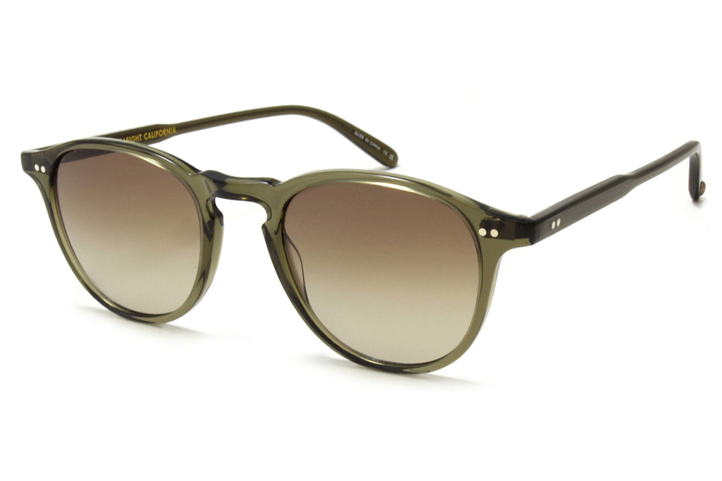 Garrett Leight - Hampton Sunglasses Bio Deep Olive with Bio Terra Lenses