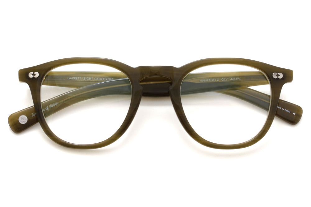 Garrett Leight - Hampton X Eyeglasses Olive