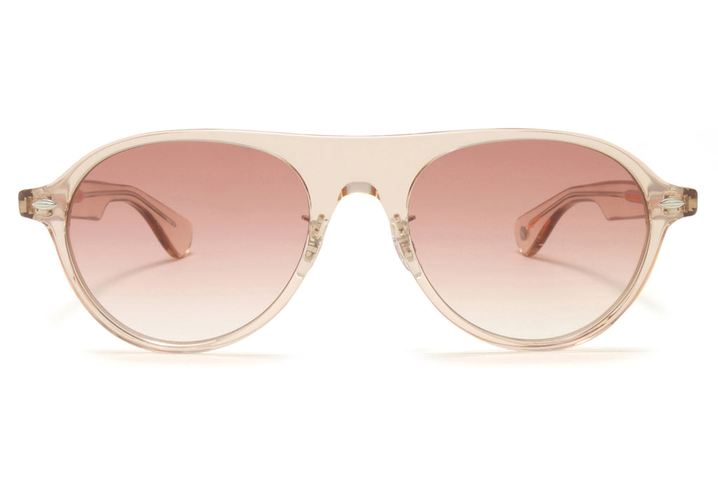 Garrett Leight - Lady Eckhart Sunglasses Himalayan Salt with Red Haze Lenses