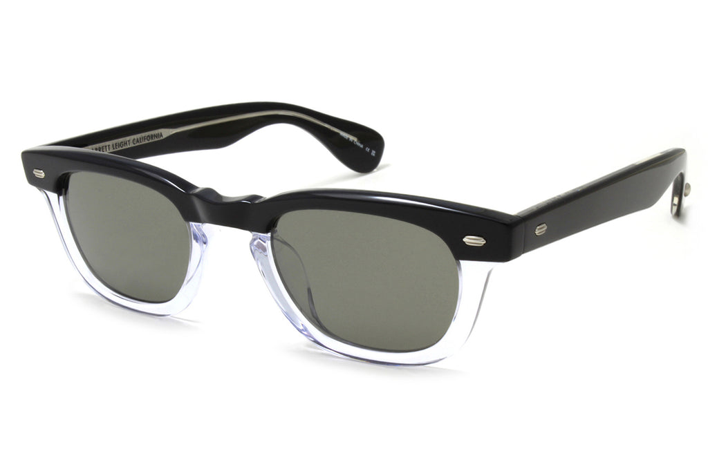 Garrett Leight - Lo-B Sunglasses Yin Yang with Pure Grey Lenses