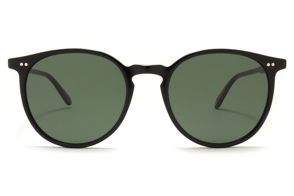 Garrett Leight - Morningside Sunglasses Bio Black with Bio Semi-Flat G15 Lenses
