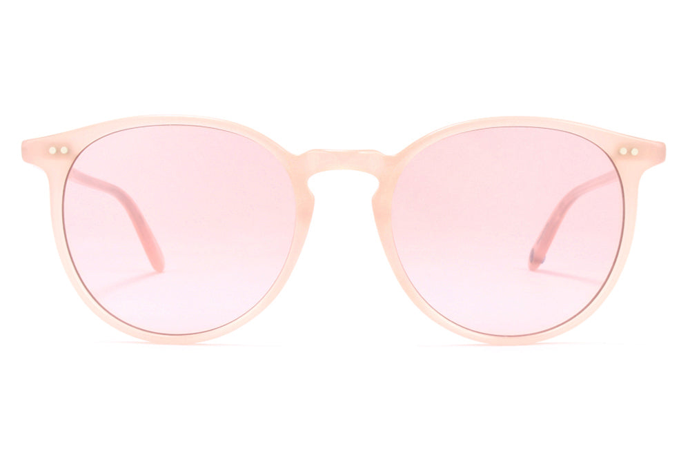 Garrett Leight - Morningside Sunglasses Flamingo with Semi-Flat Bubble Pink Lenses