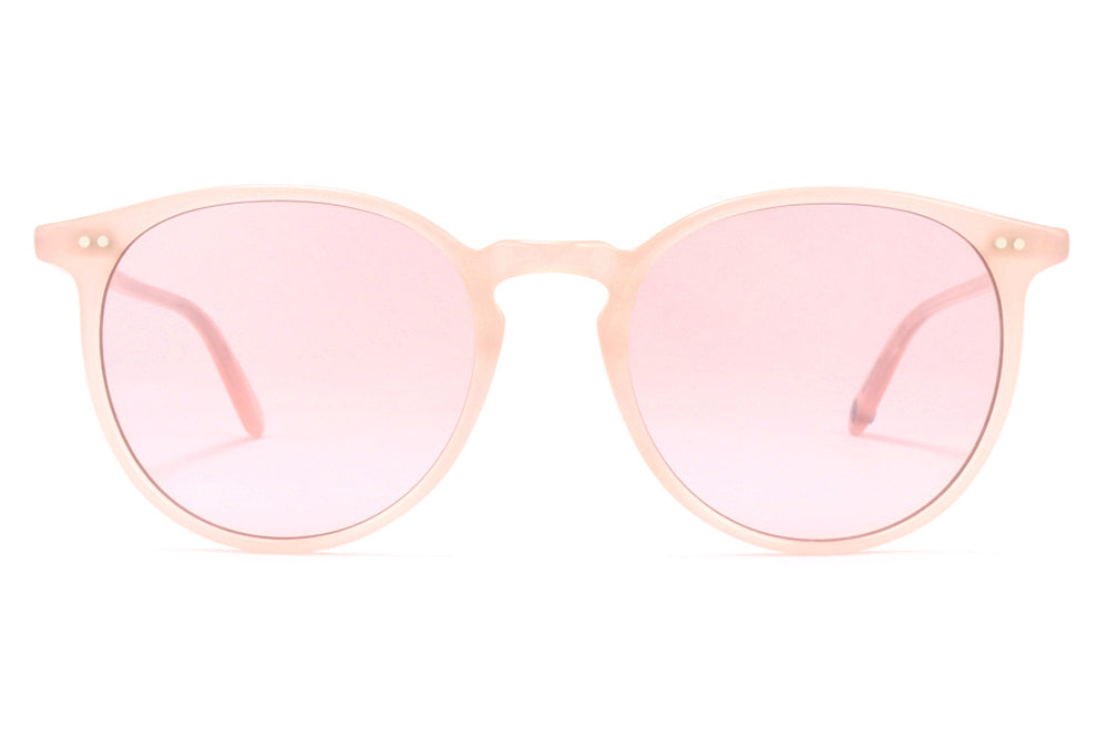 Garrett Leight - Morningside Sunglasses Flamingo with Semi-Flat Bubble Pink Lenses
