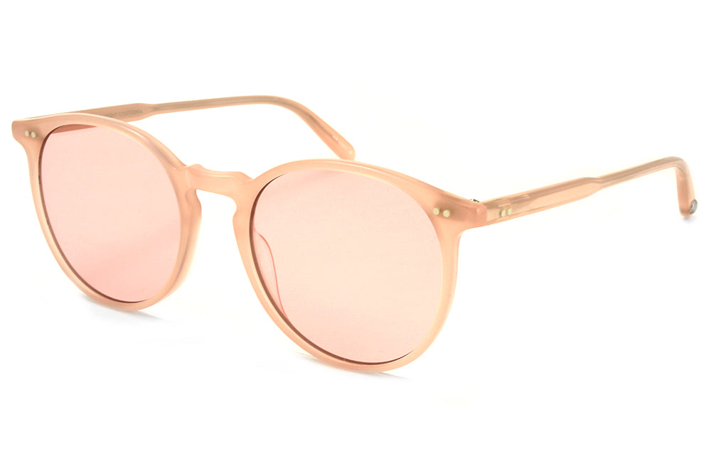 Garrett Leight - Morningside Sunglasses Flamingo with Semi-Flat Bubble Pink Lenses