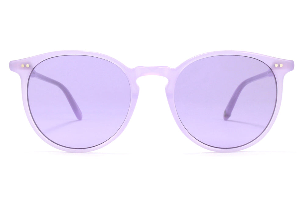 Garrett Leight - Morningside Sunglasses Lauren with Semi-Flat Lavender Lenses