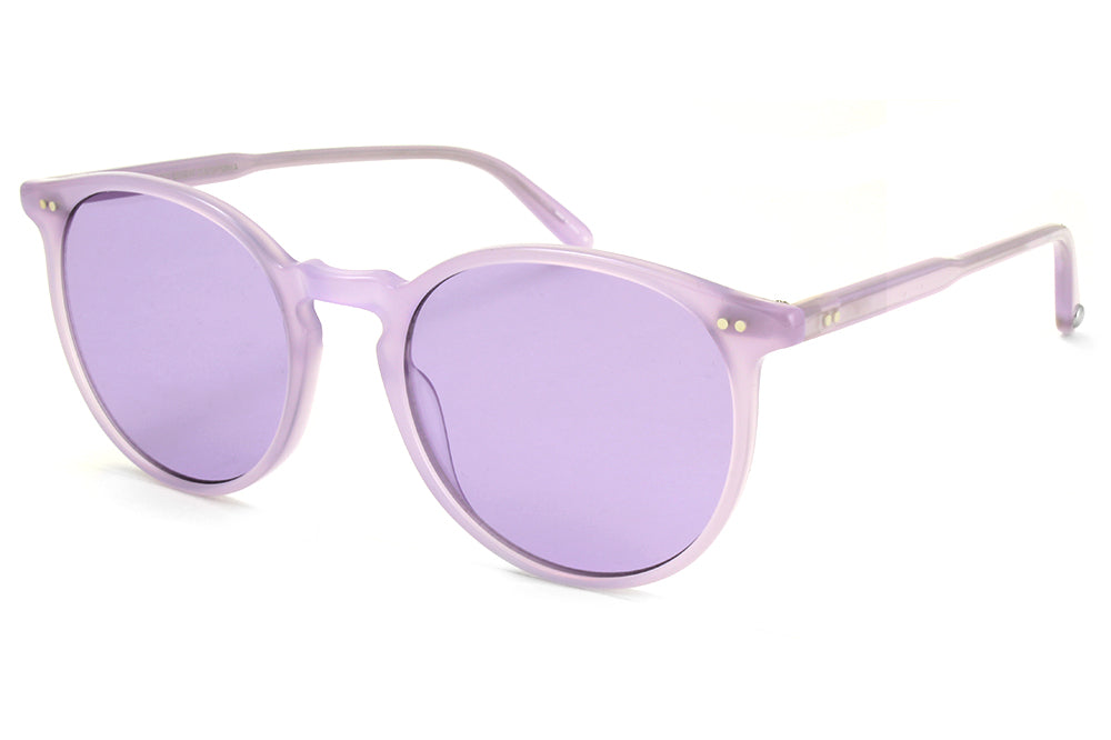 Garrett Leight - Morningside Sunglasses Lauren with Semi-Flat Lavender Lenses