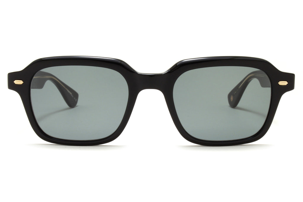 Garrett Leight - OG Freddy P Sunglasses Black with Valley View Green Lenses