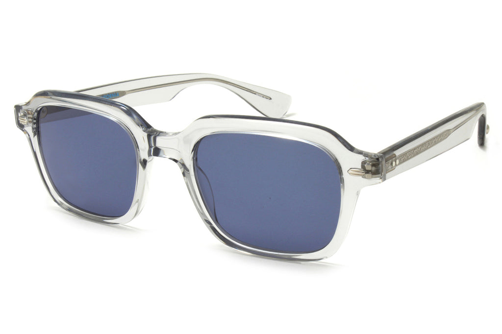 Garrett Leight - OG Freddy P Sunglasses LLG with Navy Lenses