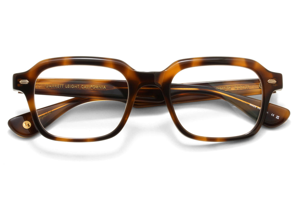 Garrett Leight - OG Freddy P Eyeglasses Spotted Brown Shell