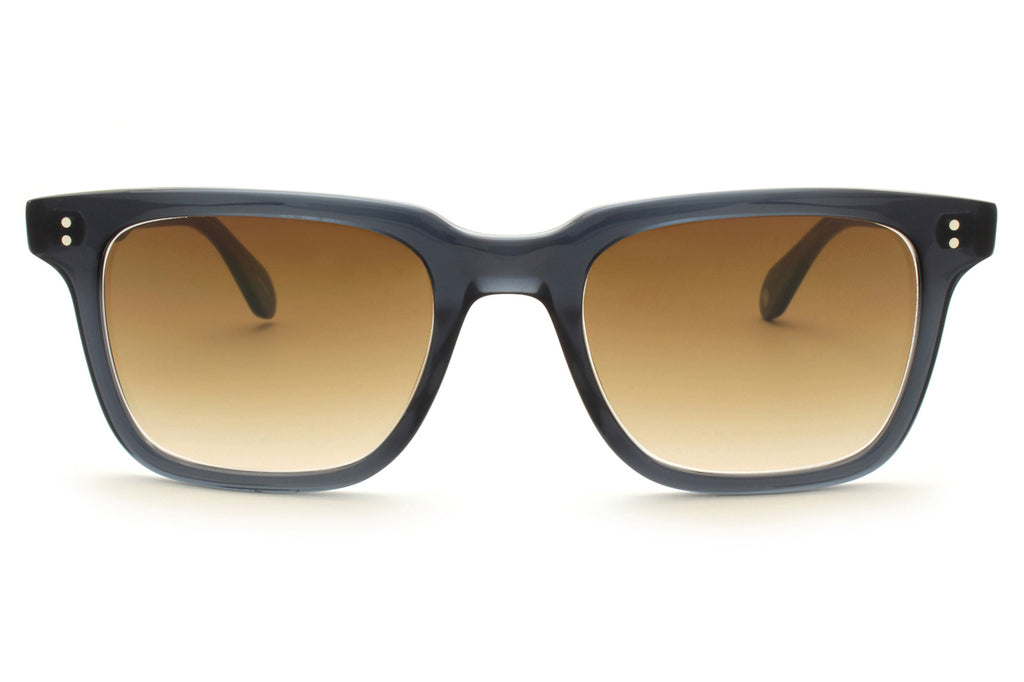 Garrett Leight - Palladium Sunglasses Navy with Pure Olive Gradient Lenses