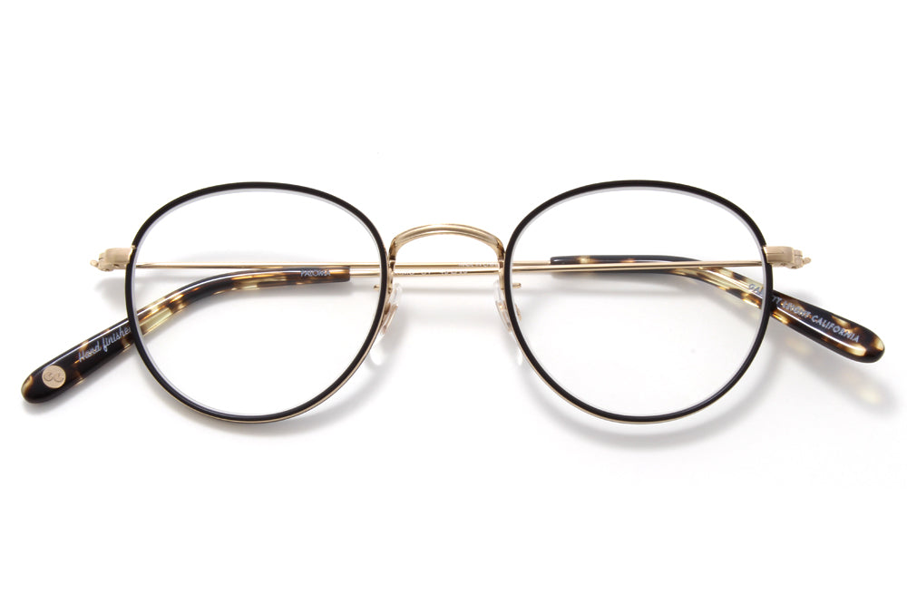 Garrett Leight - Paloma Eyeglasses Matte Black-Matte Gold-Oil