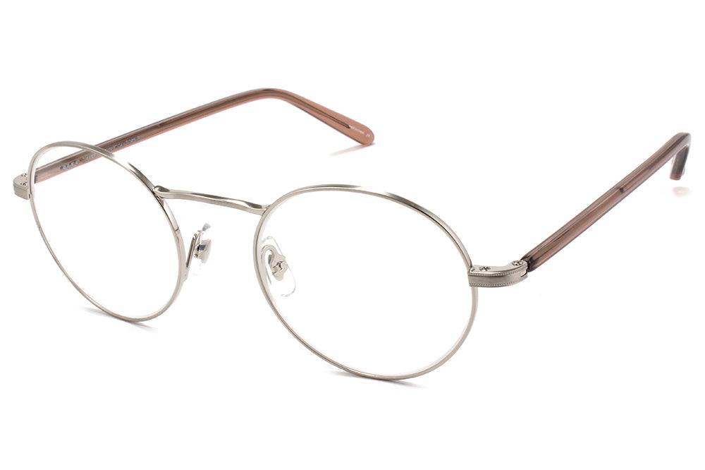 Garrett Leight® - Penmar Eyeglasses Brushed Silver-Desert Rose