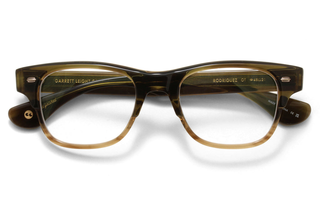 Garrett Leight - Rodriguez Eyeglasses Olive Tortoise
