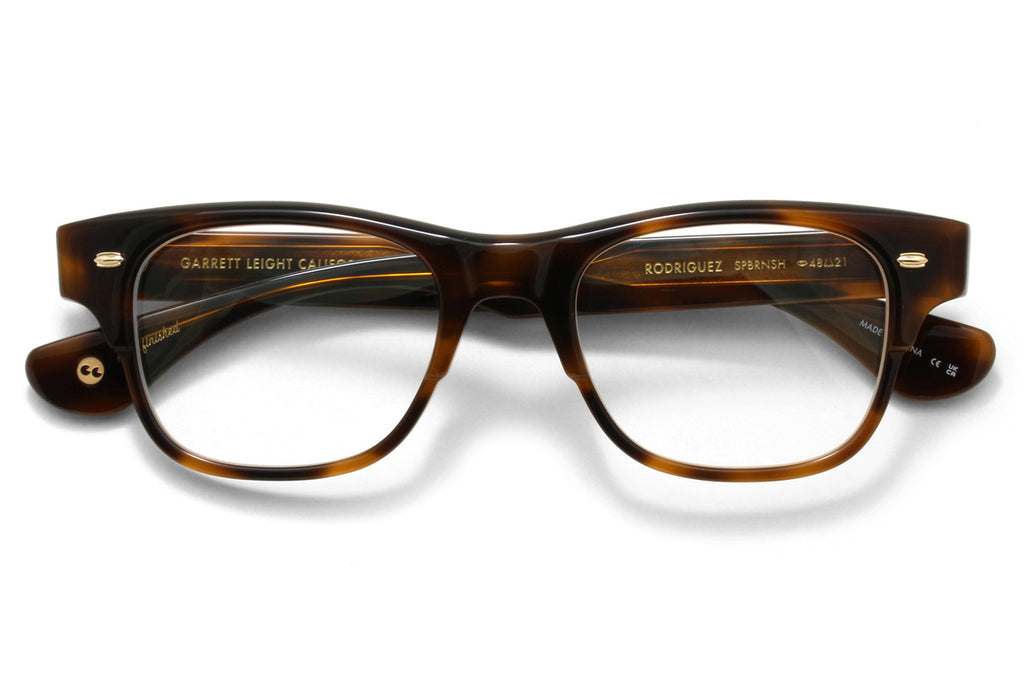 Garrett Leight - Rodriguez Eyeglasses Spotted Brown Shell