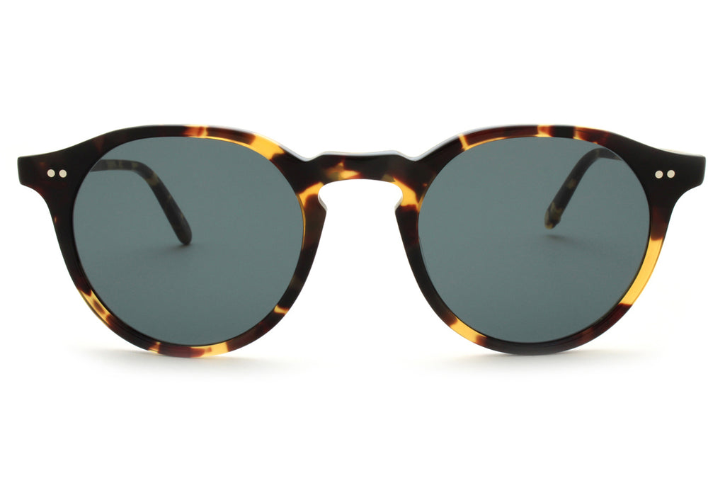 Garrett Leight - Royce Sunglasses Dark Tortoise with Semi-Flat Bluesmoke Lenses