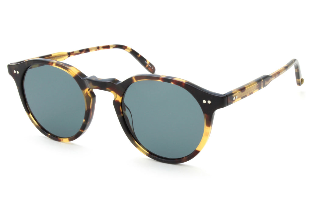 Garrett Leight - Royce Sunglasses Dark Tortoise with Semi-Flat Bluesmoke Lenses