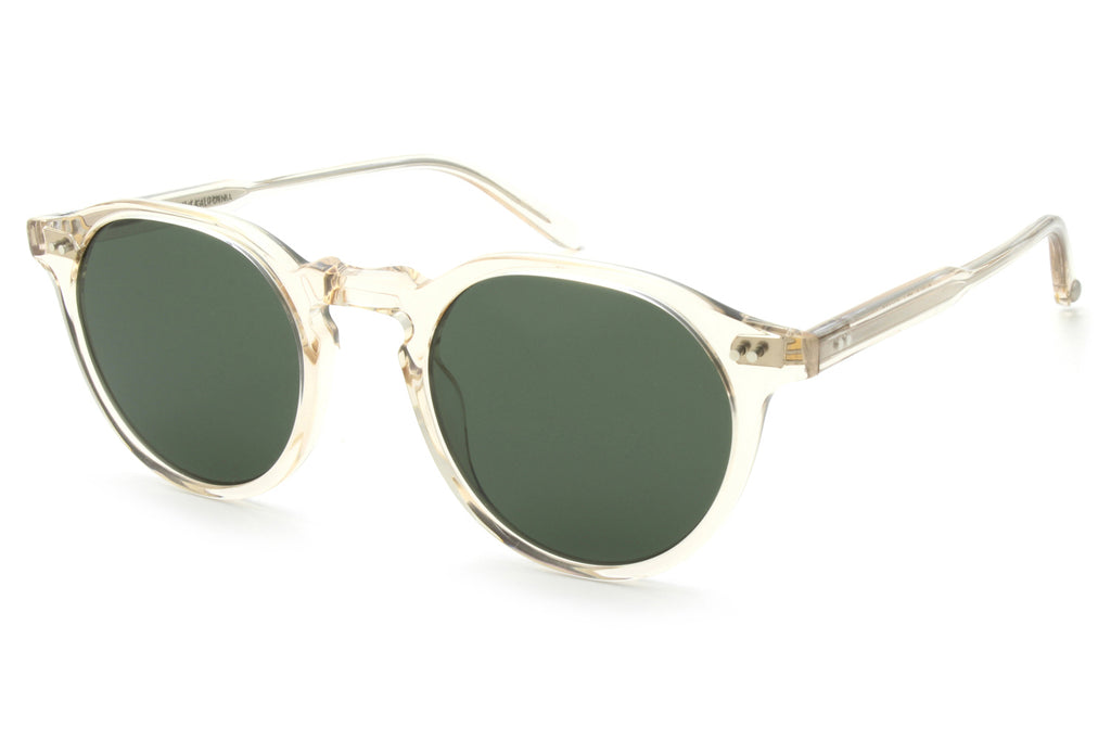 Garrett Leight - Royce Sunglasses Prosecco with Semi-Flat Pure G15 Lenses
