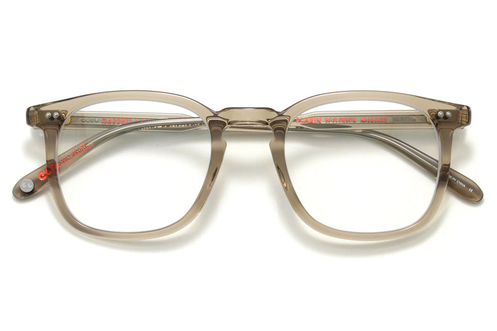 Garrett Leight - Ruskin Eyeglasses Olive Crystal