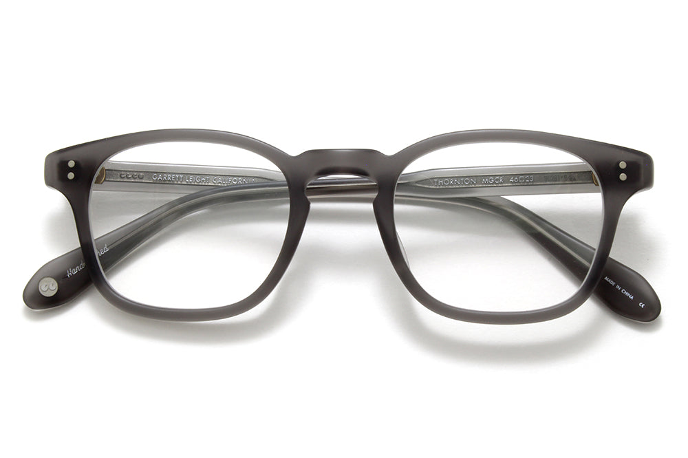 Garrett Leight - Thornton Eyeglasses Matte Grey Crystal
