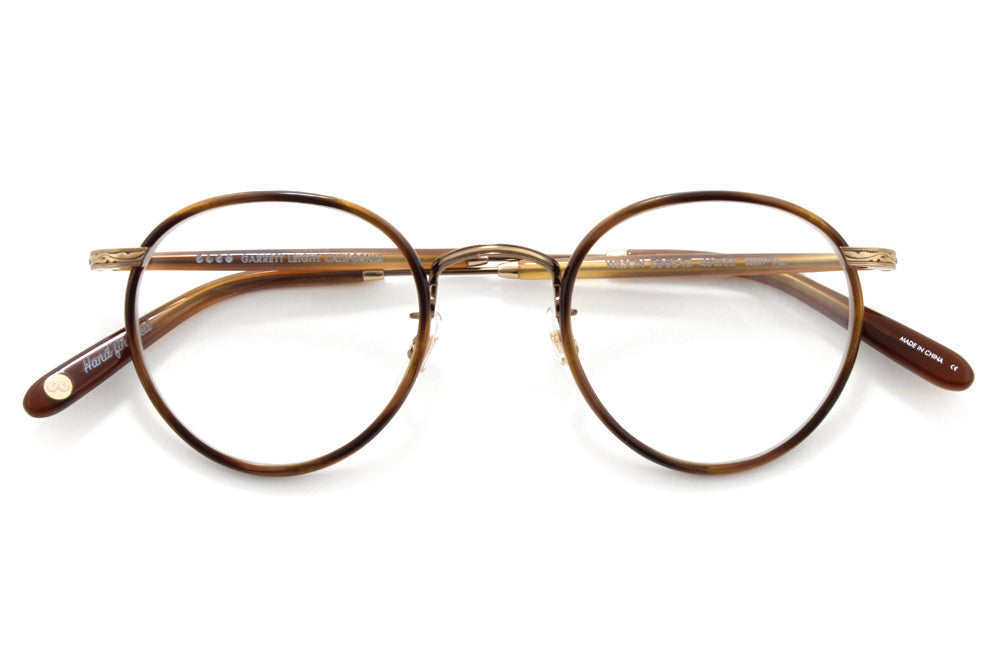Garrett Leight - Wilson Eyeglasses Demi Blonde-Brushed Gold-True Demi