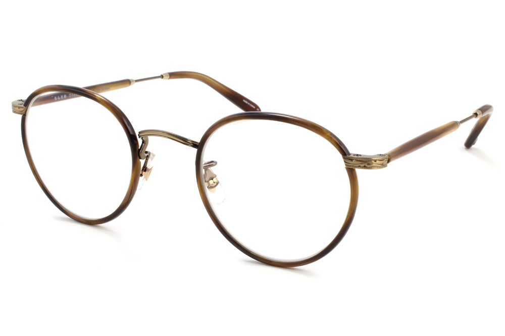 Garrett Leight - Wilson Eyeglasses Demi Blonde-Brushed Gold-True Demi