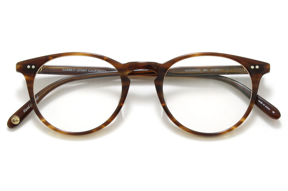 Garrett Leight® - Winward Eyeglasses Matte Whiskey Tortoise