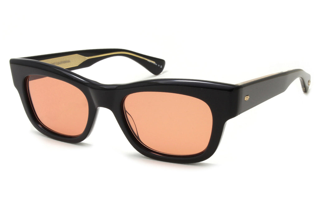 Garrett Leight - Woz Sunglasses Black with Sweetwater Lenses