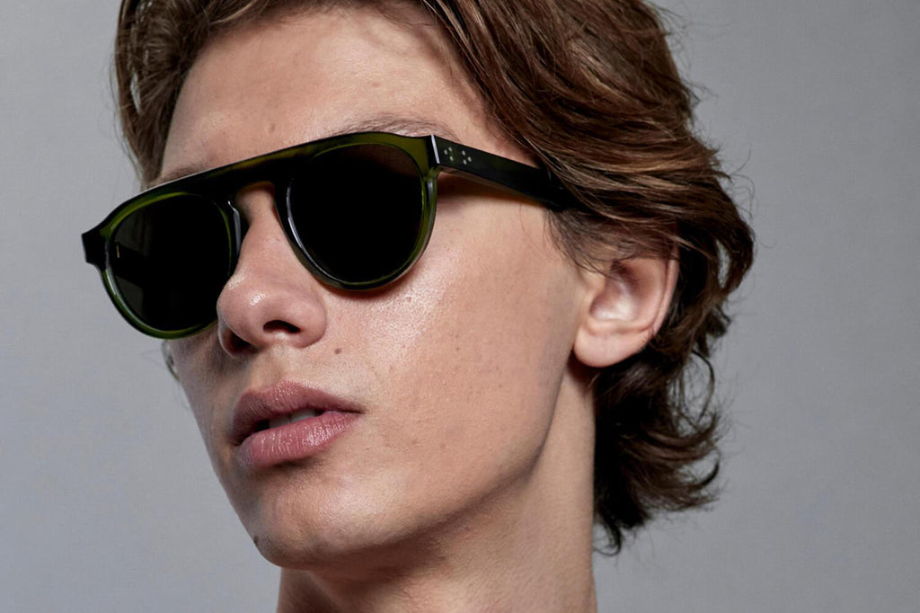 Just Human - Modern Aviator 01 Sunglasses Forest Green