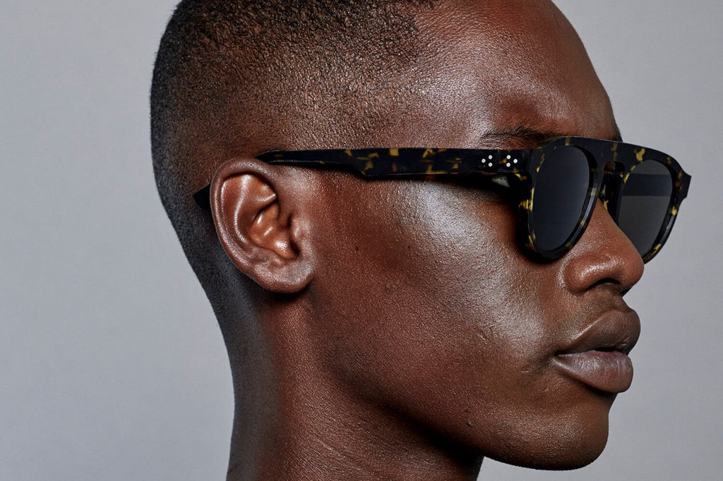 Just Human - Modern Aviator 01 Sunglasses Yellow Tortoise