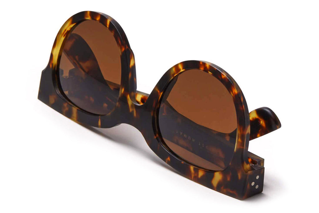 Just Human - Modern Aviator 01 Sunglasses Yellow Tortoise