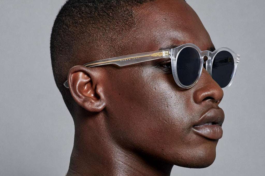 Just Human - Modern Round 01 Sunglasses Crystal