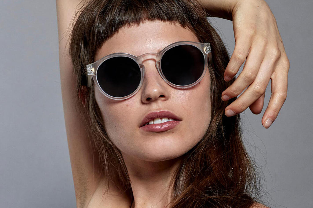 Just Human - Modern Round 01 Sunglasses Crystal