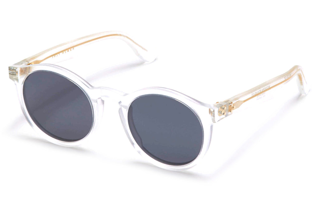 Just Human - Modern Round 01 Sunglasses Crystal