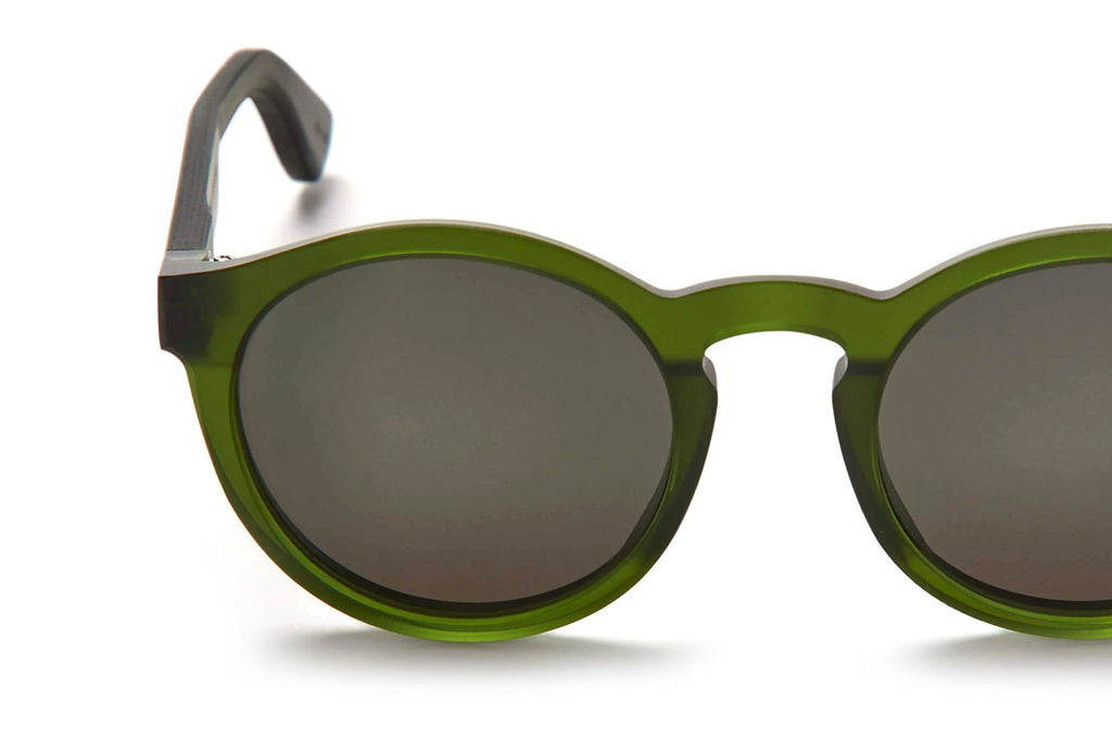 Just Human - Modern Round 01 Sunglasses Forest Green
