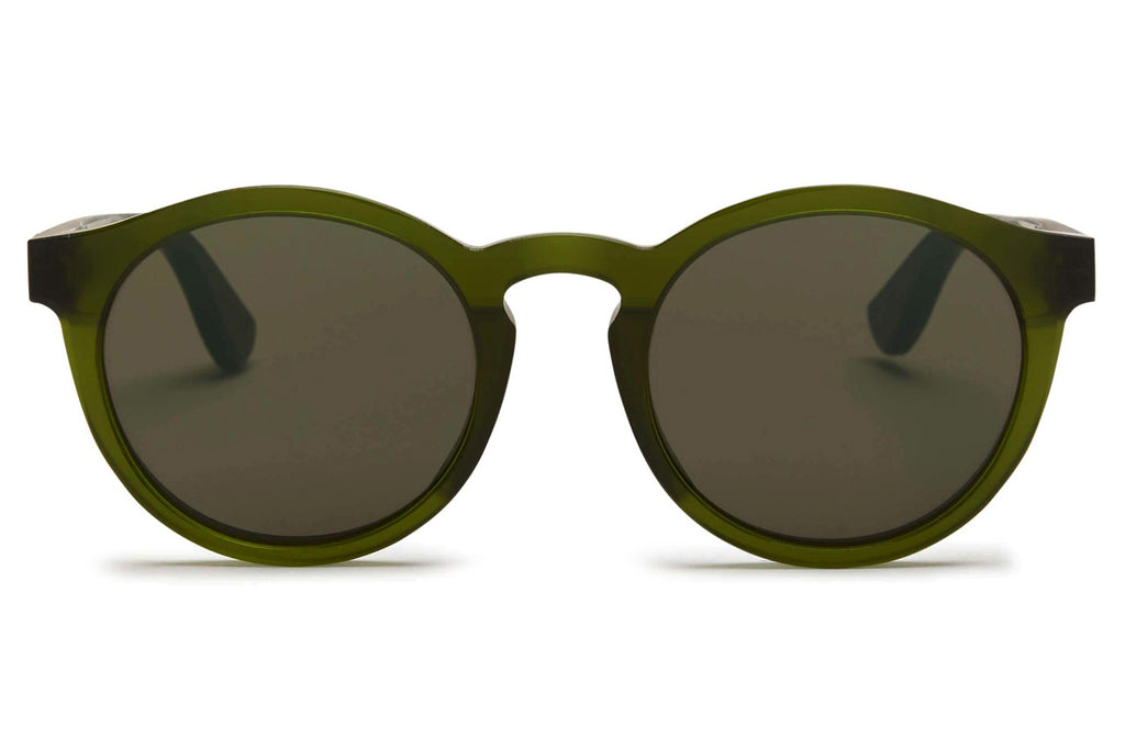 Just Human - Modern Round 01 Sunglasses Forest Green
