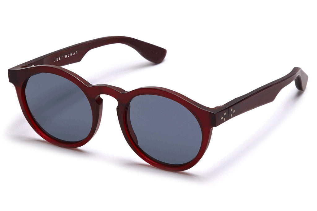 Just Human - Modern Round 01 Sunglasses Crimson Red