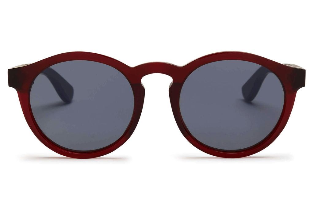 Just Human - Modern Round 01 Sunglasses Crimson Red