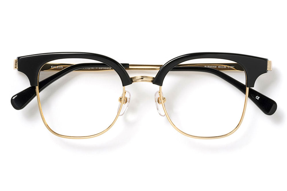 Kaleos Eyehunters - Burnham Eyeglasses Black/Gold